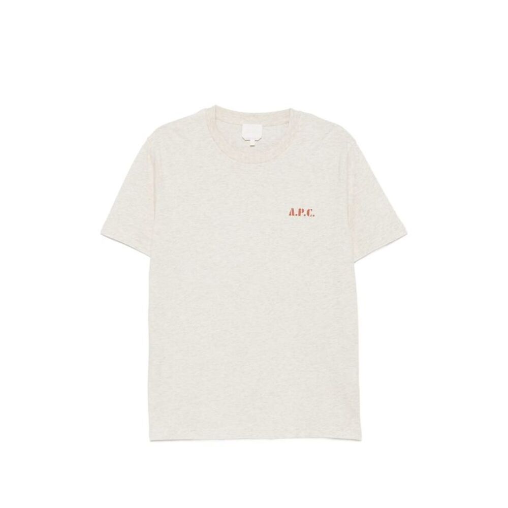 A.P.C. Neutrals T-Shirts & Vests - T-Shirts Men